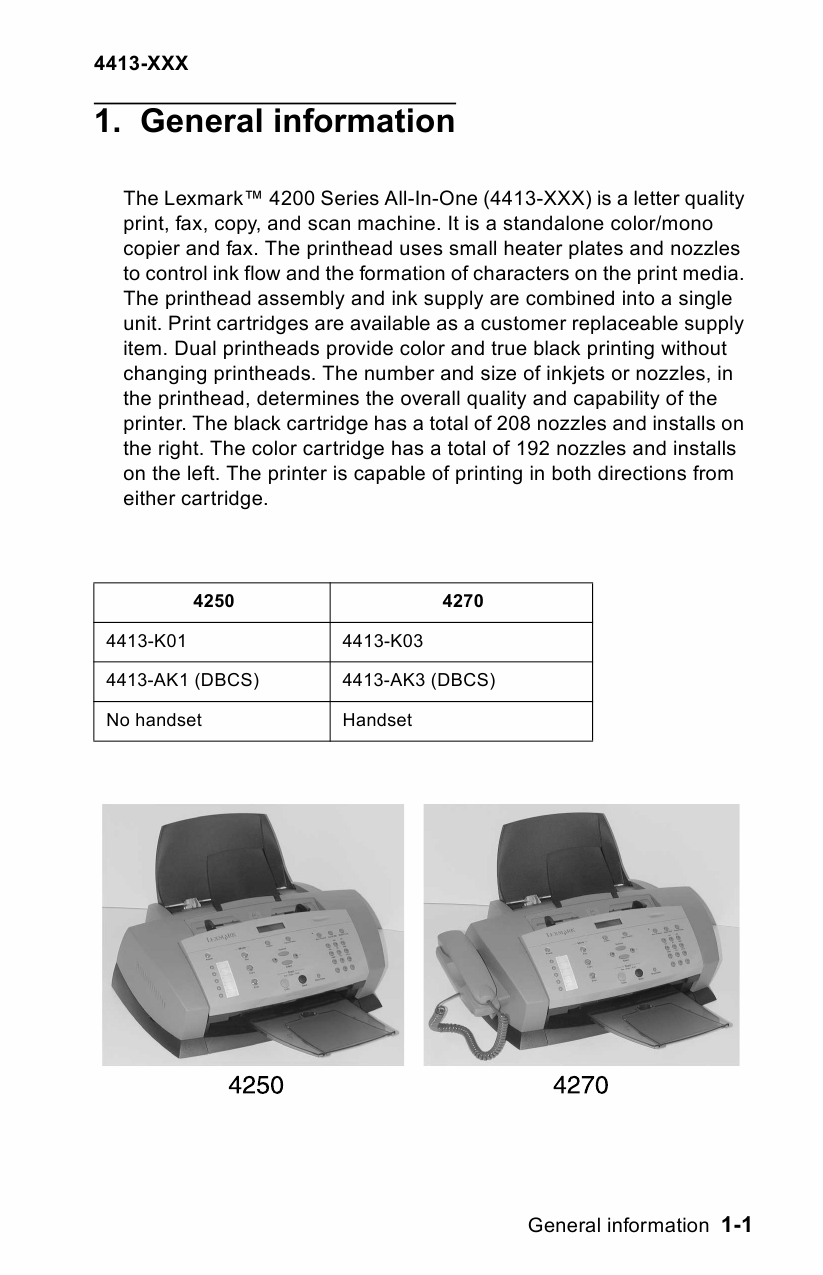 Lexmark All-In-One 4200 4413 Service Manual-2